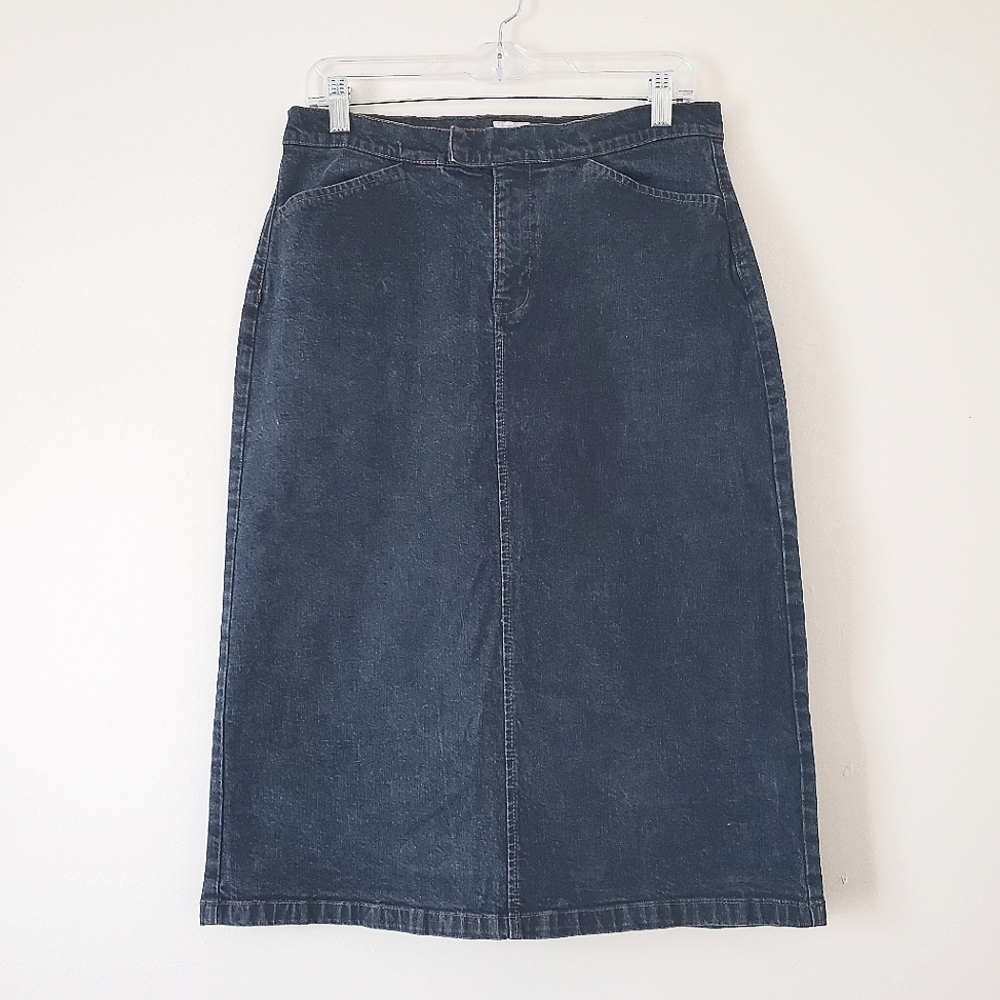 Calvin Klein Jeans Mid Calf Jean Skirt